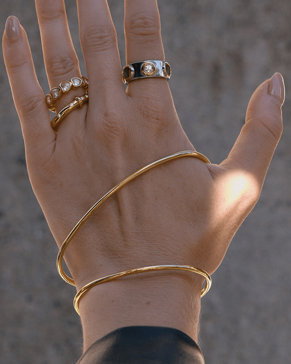 Infinity Curve Open Cuff - mifjewelry