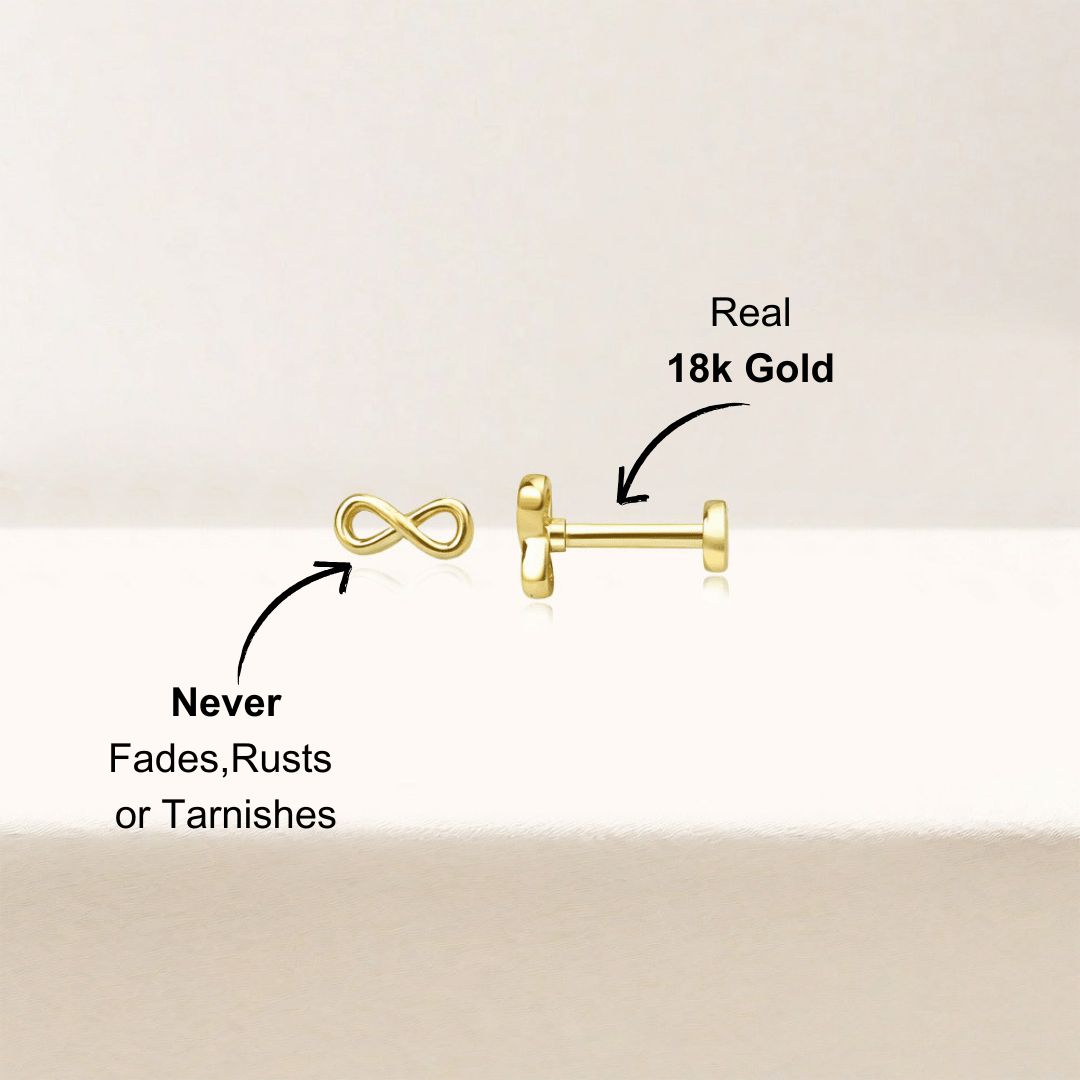 Infinity Symbol Stud Earrings - mifjewelry