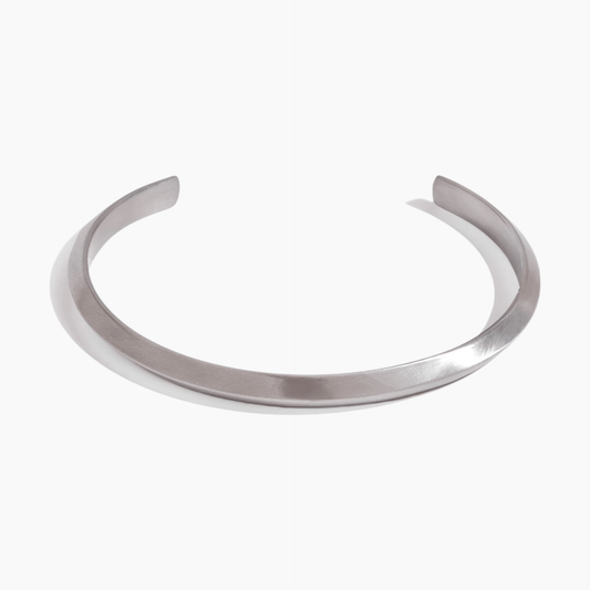 Linéa Edge Cuff Bracelet - Silver - mifjewelry