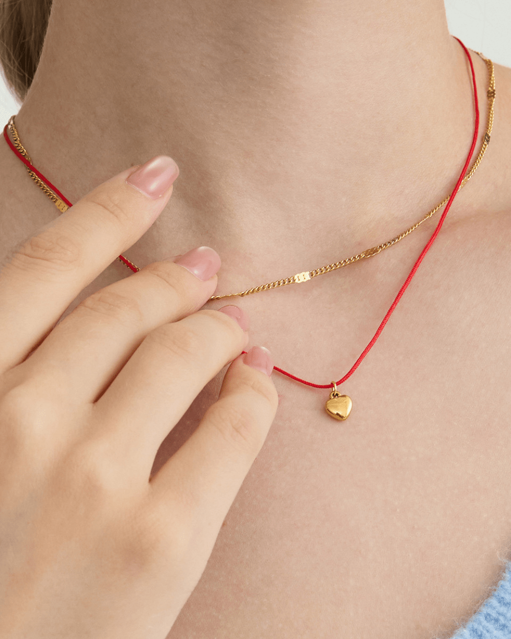 Lucky Heart Duo Necklace - mifjewelry