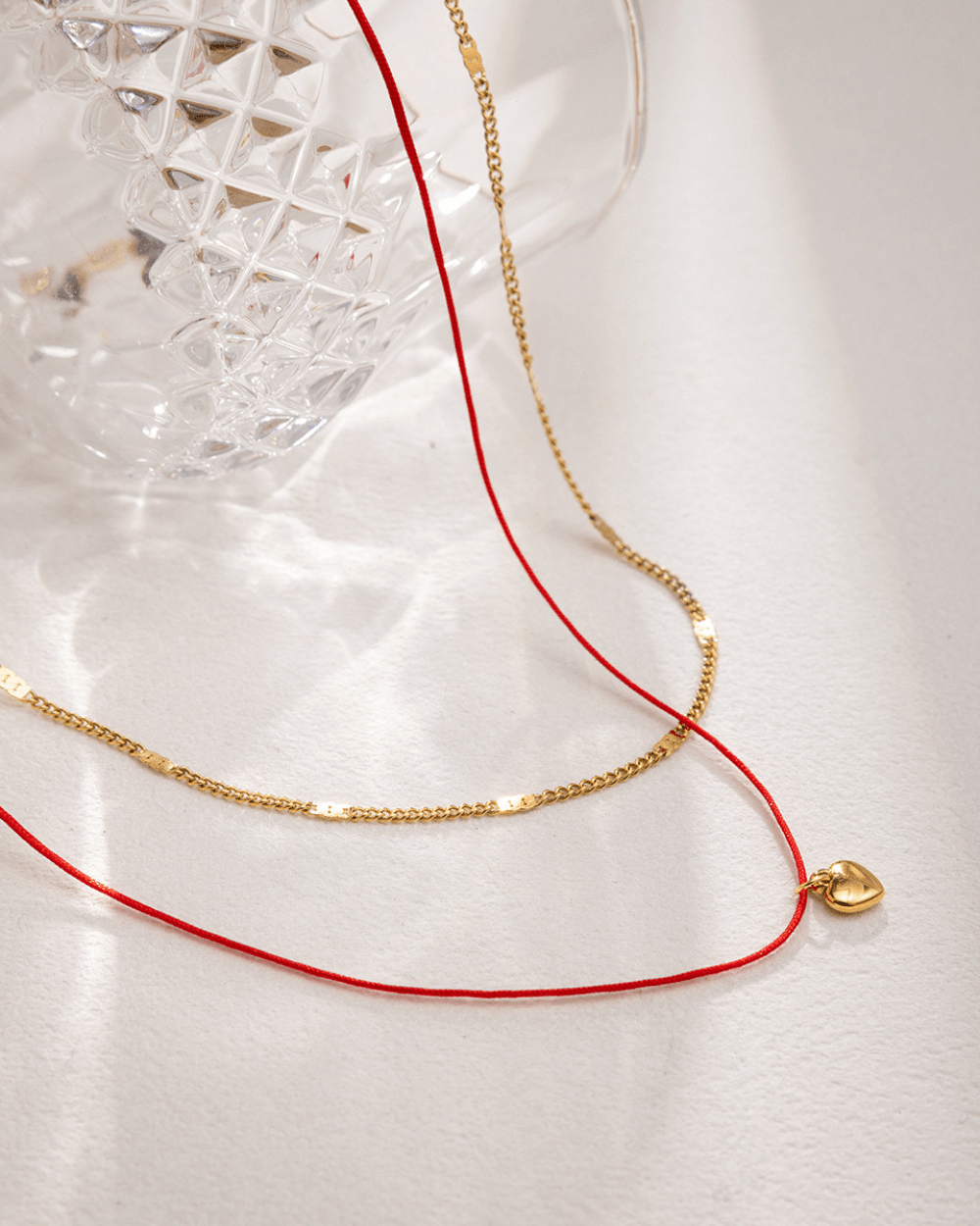 Lucky Heart Duo Necklace - mifjewelry