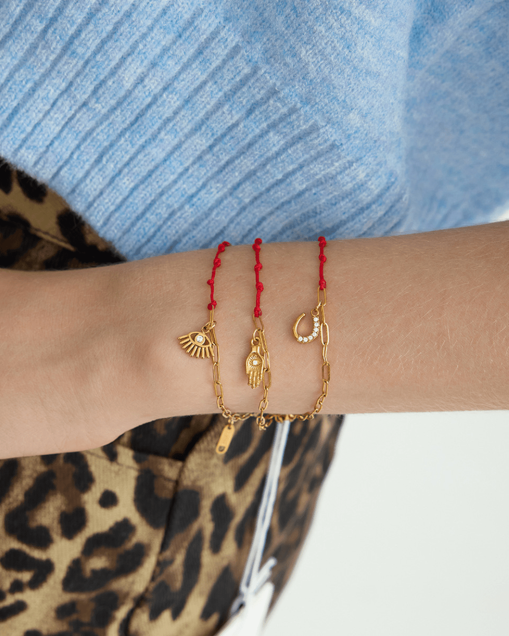 Lucky Red Hamsa Bracelet - mifjewelry
