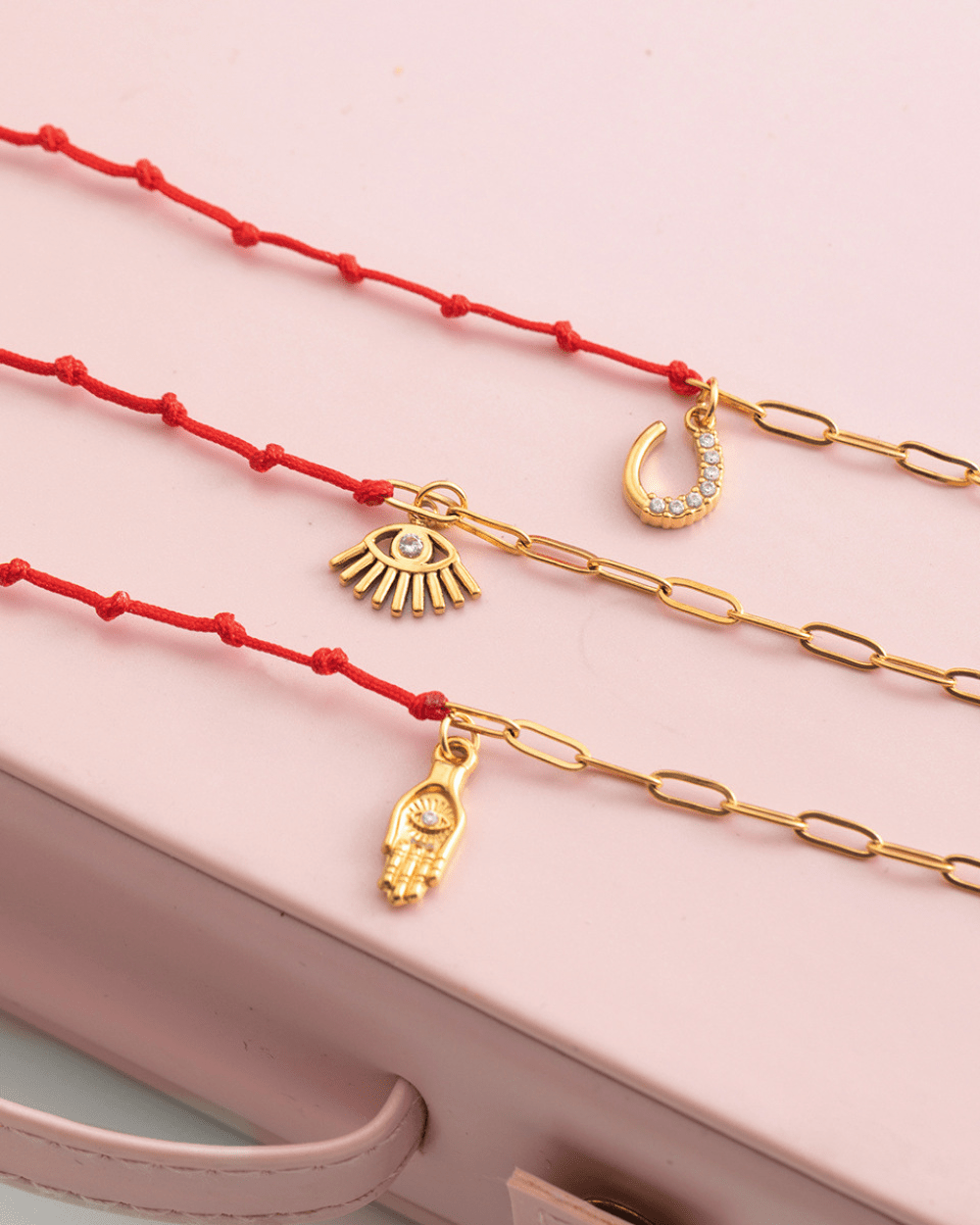 Lucky Red Hamsa Bracelet - mifjewelry