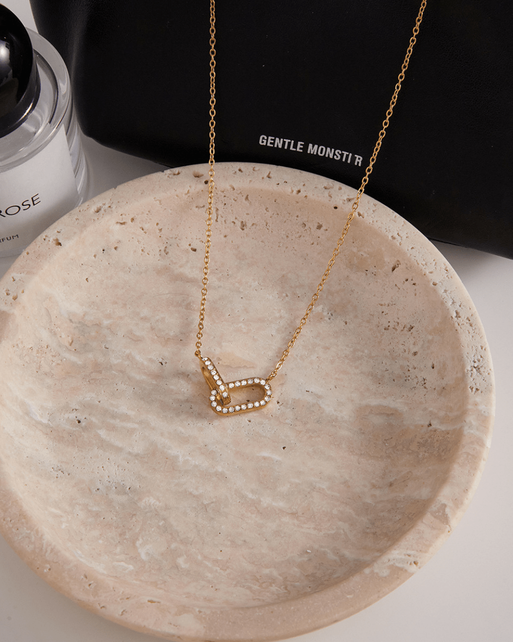 Lustre Loop Pendant Necklace - mifjewelry