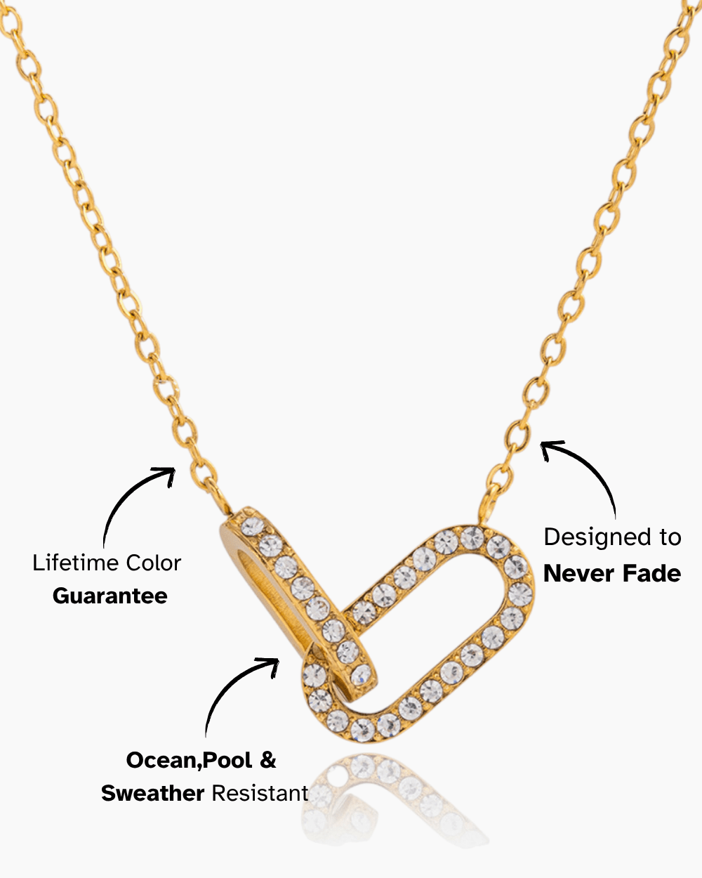 Lustre Loop Pendant Necklace - mifjewelry