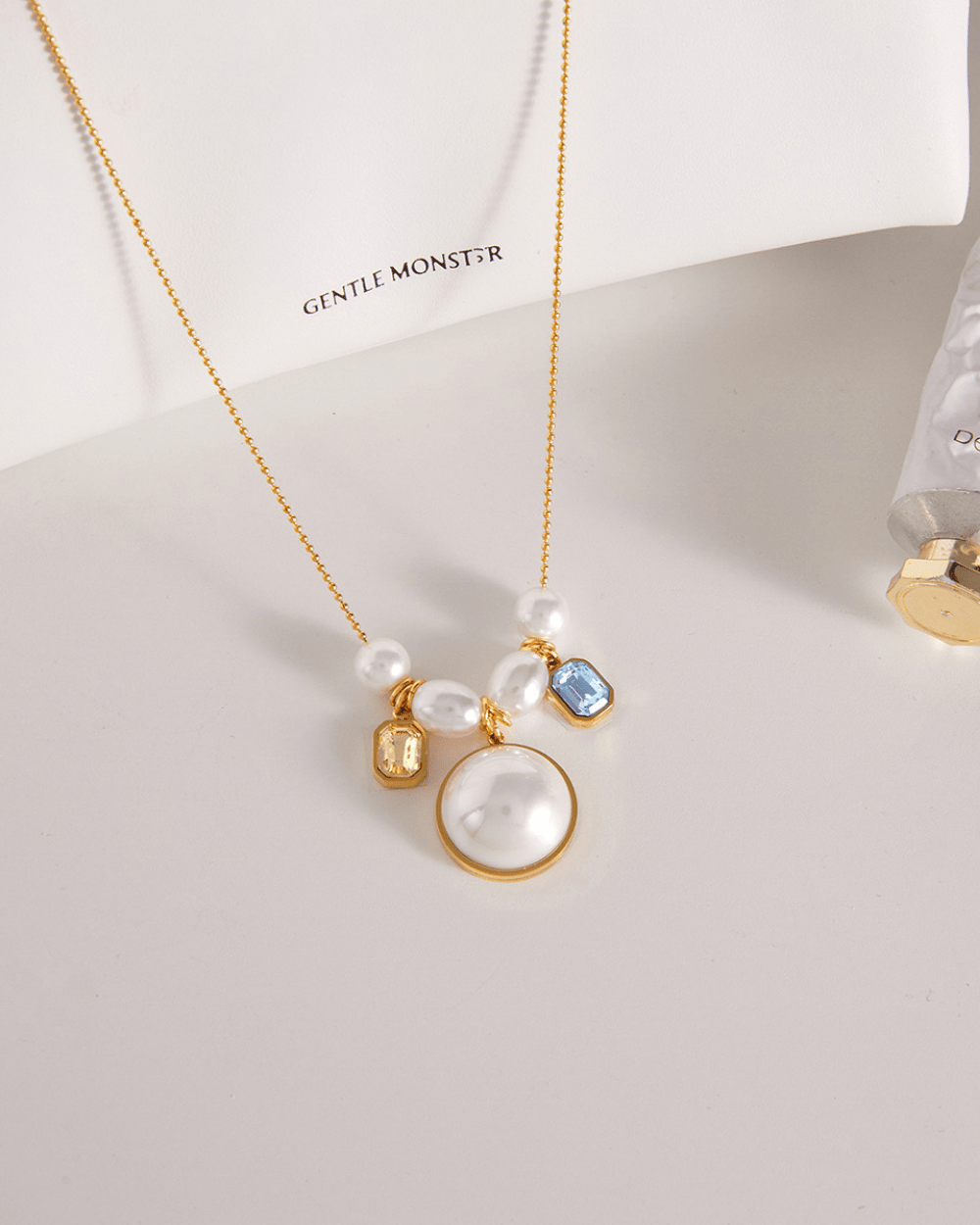 Lustre Pearl Gem Necklace - mifjewelry