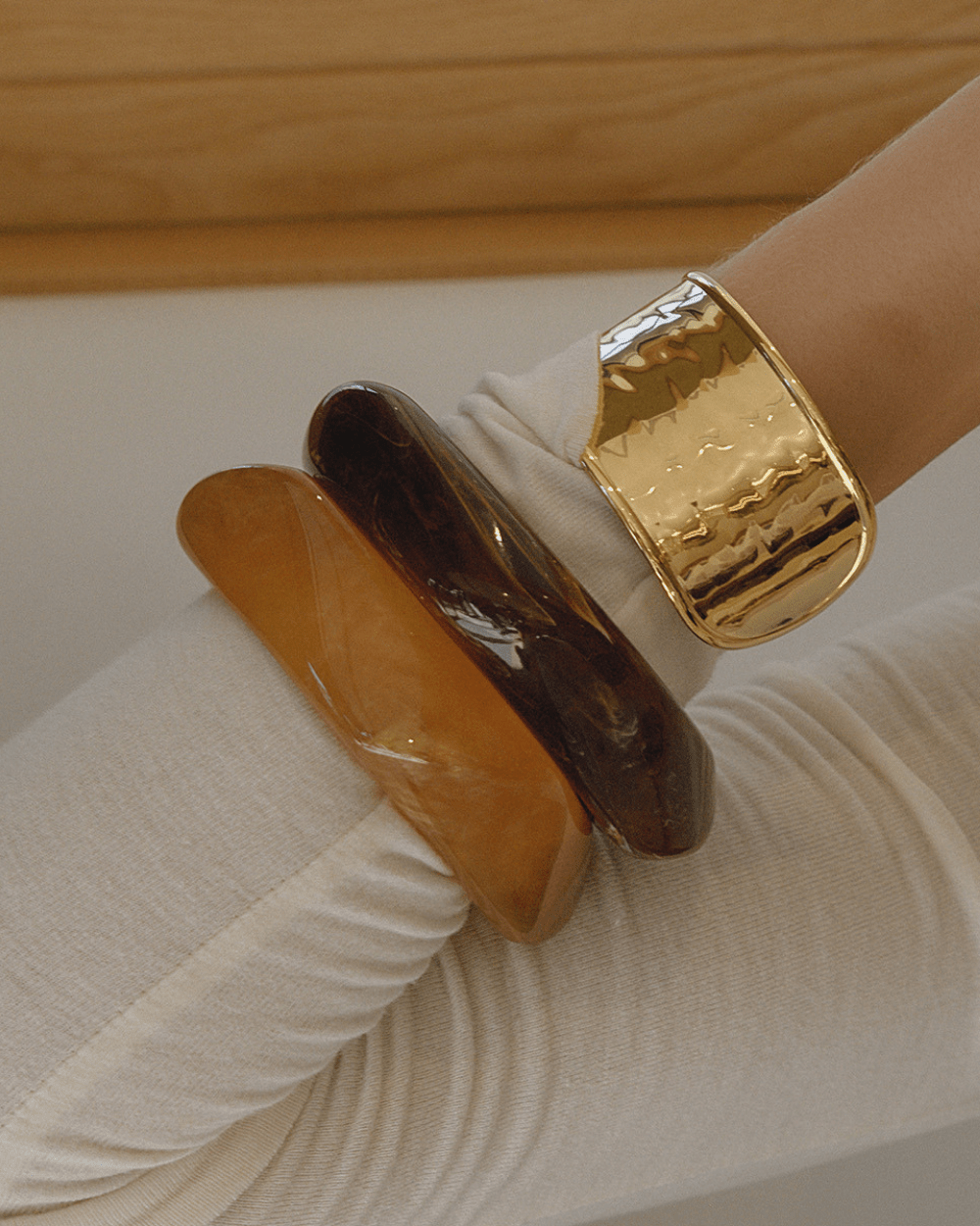 Mahogany Edge Bangle - mifjewelry