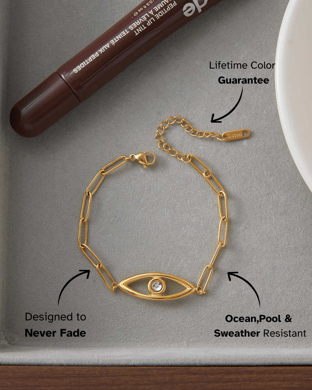 Minimal Guardian Eye Bracelet - mifjewelry