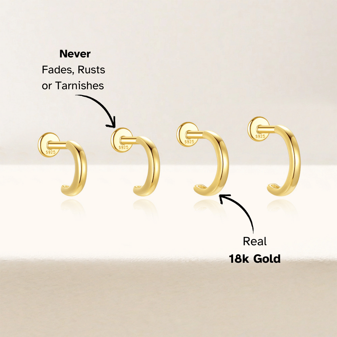 Minimalist Hoop Cartilage Earrings - mifjewelry