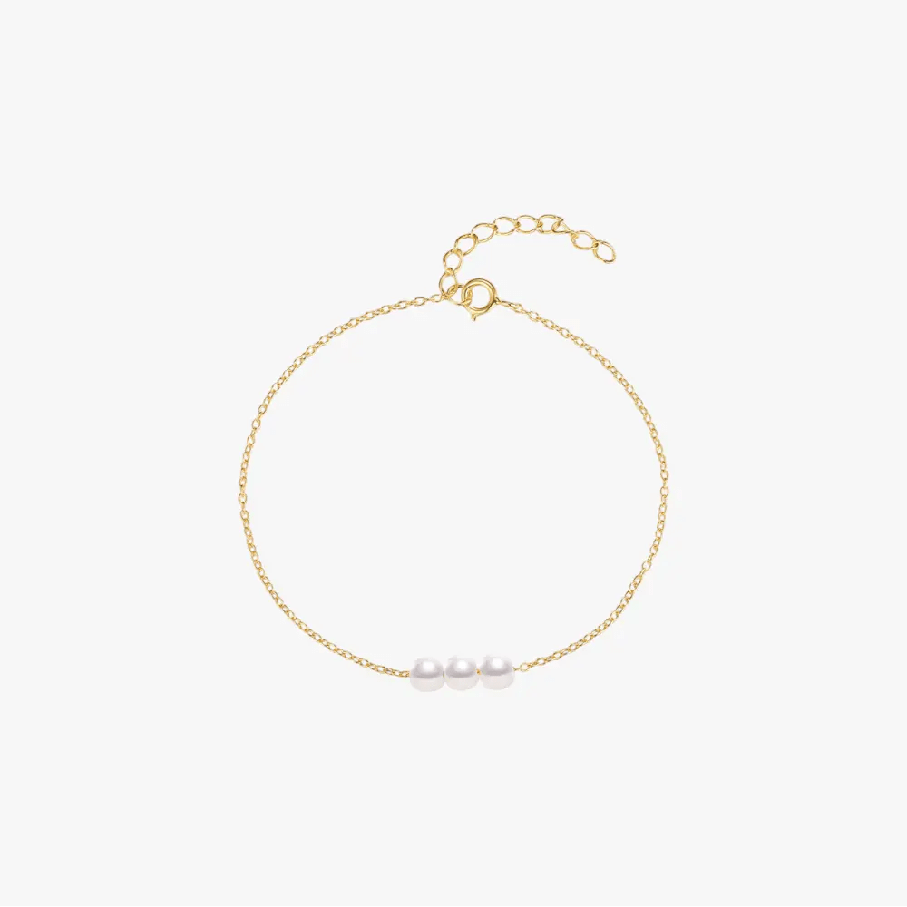 Minimalist Sliding Pearl Bracelet - mifjewelry