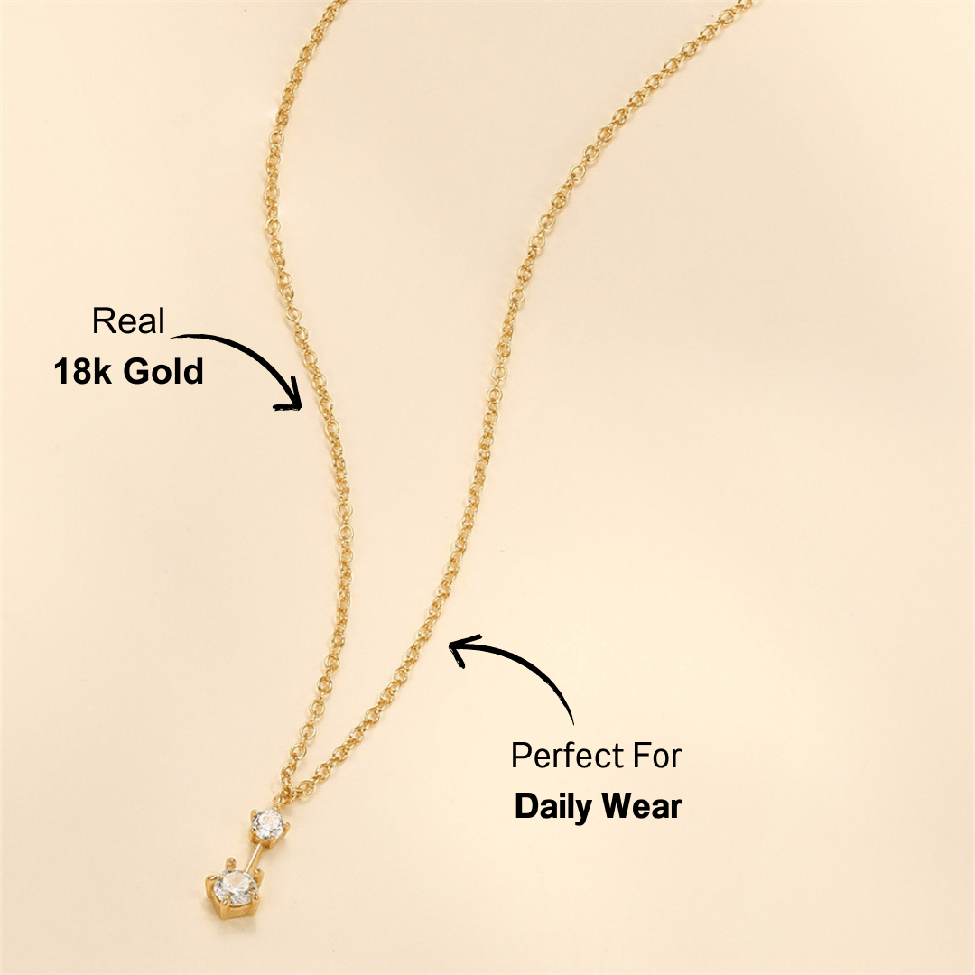 Minimalist Water Drop Pendant Necklace - mifjewelry