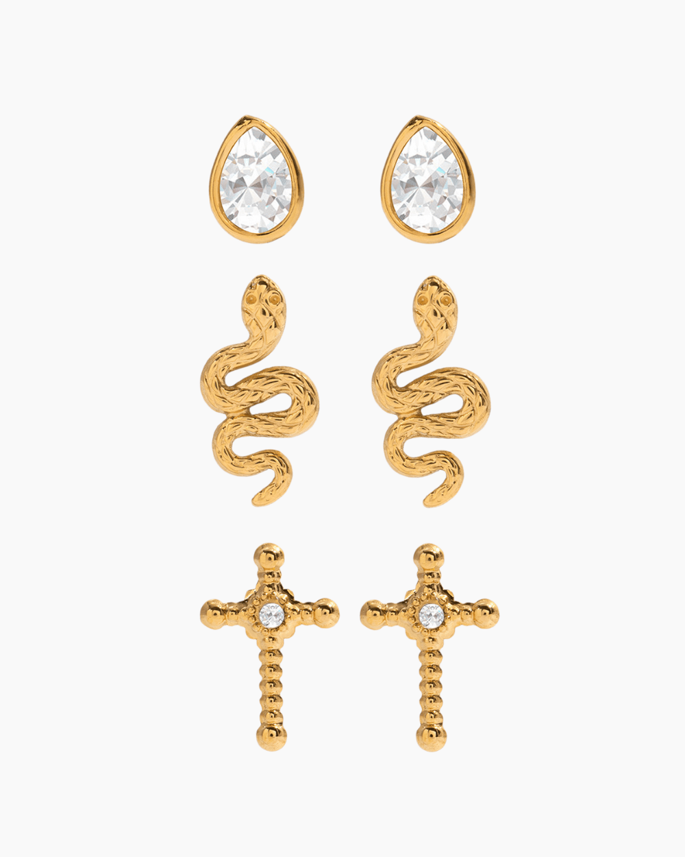 Mystic Guardian 3 - Pairs Earrings Set - mifjewelry