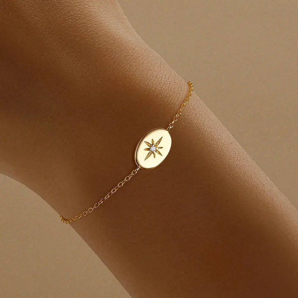 North Star Pendant Bracelet - mifjewelry