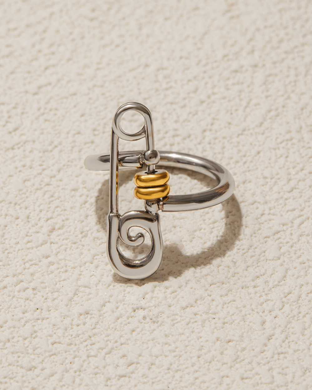 Orbit Link Spiral Ring - mifjewelry