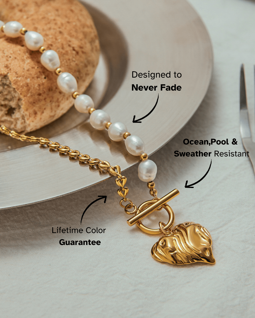 Pearlbound Heart Necklace - mifjewelry