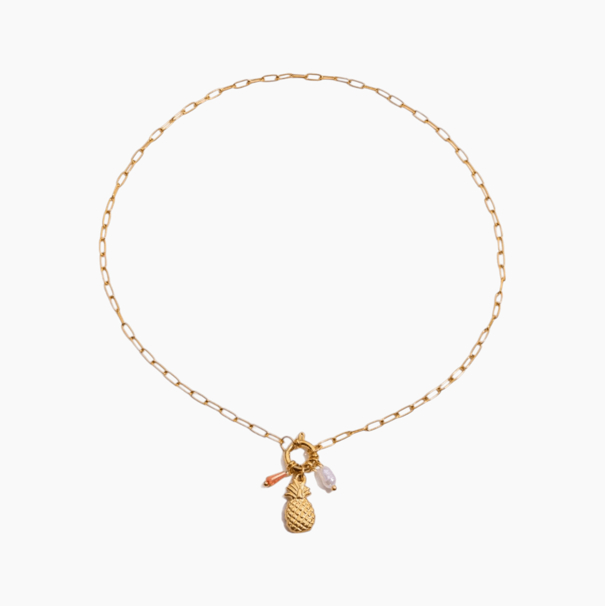 Pineapple Bliss Charm Necklace - mifjewelry