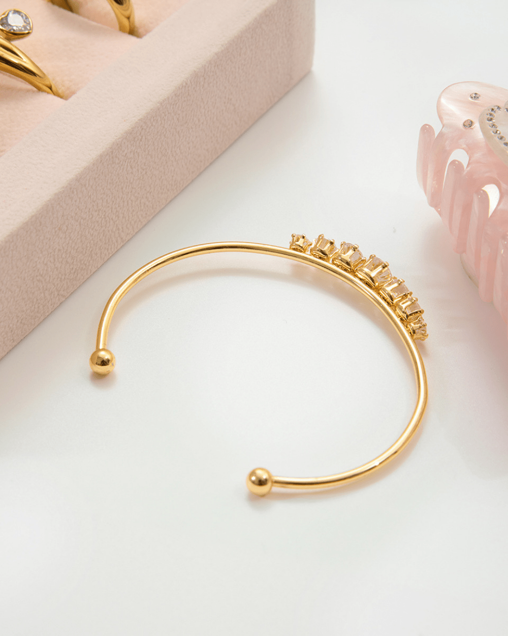 Radiant Curve Cuff Bracelet - mifjewelry