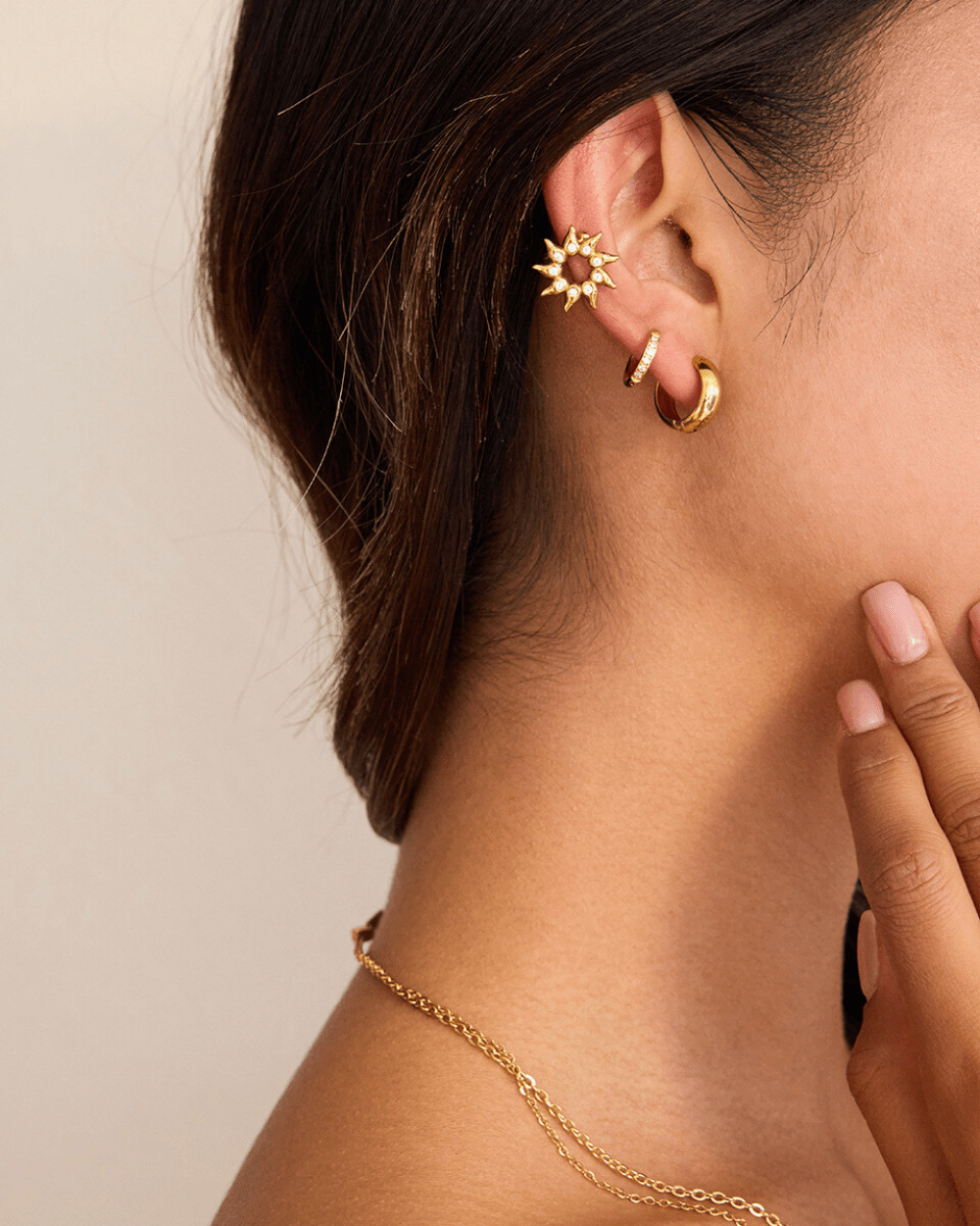 Radiant Sunburst Stud Earrings - mifjewelry