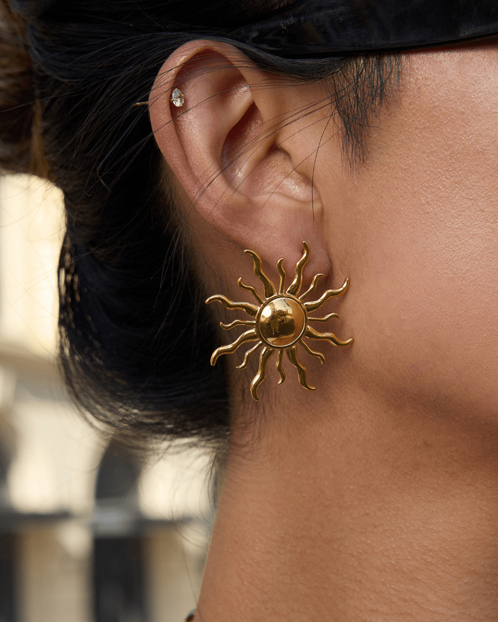Solar Flare Statement Earrings - mifjewelry