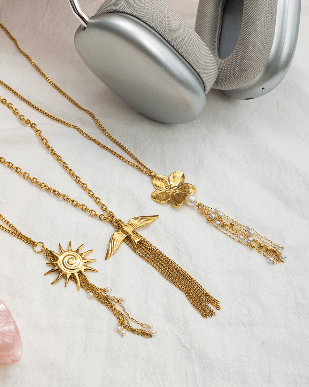 Solar Radiance Tassel Necklace - mifjewelry