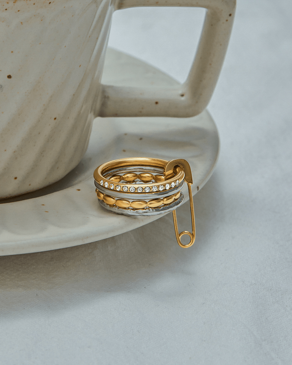 StackPlay Crystal Glow Ring Set - mifjewelry