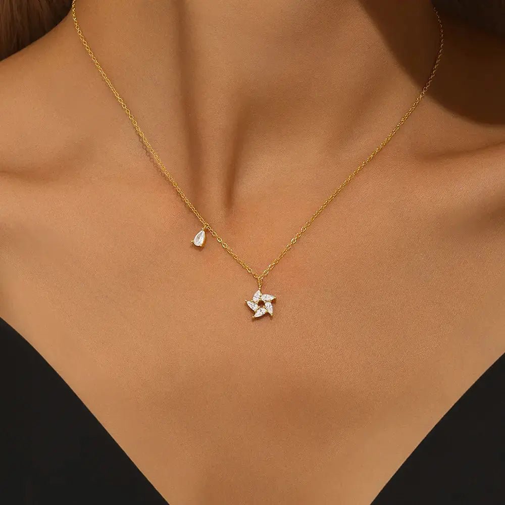 Starry Zircon Necklace - mifjewelry