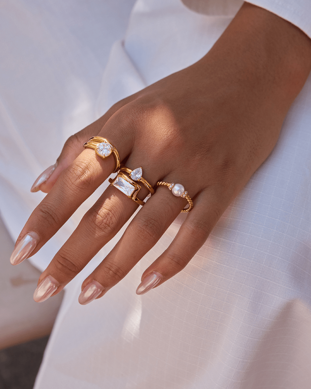 Tear of Light Ring - mifjewelry