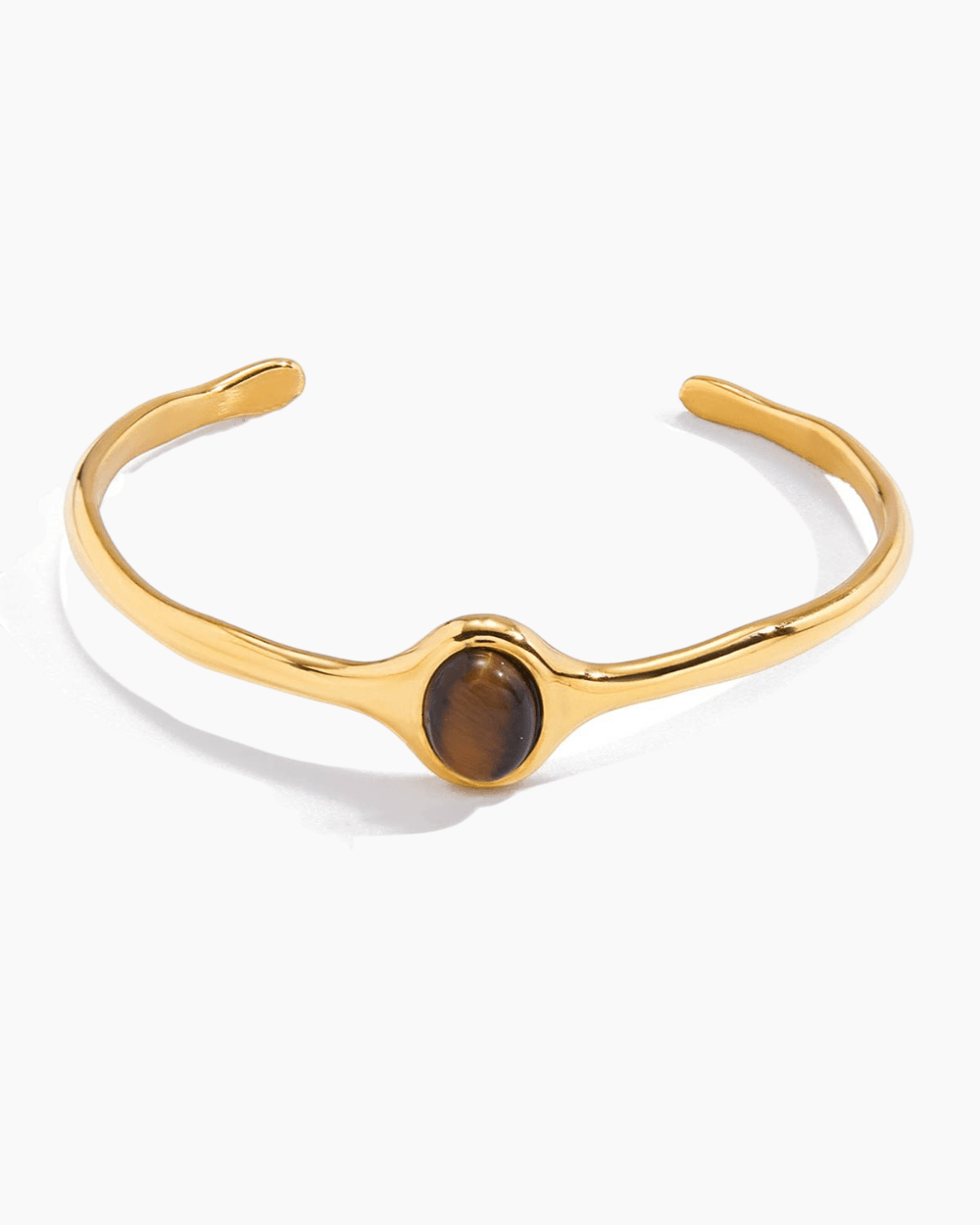 Tiger’s Eye Glow Cuff Bracelet - mifjewelry