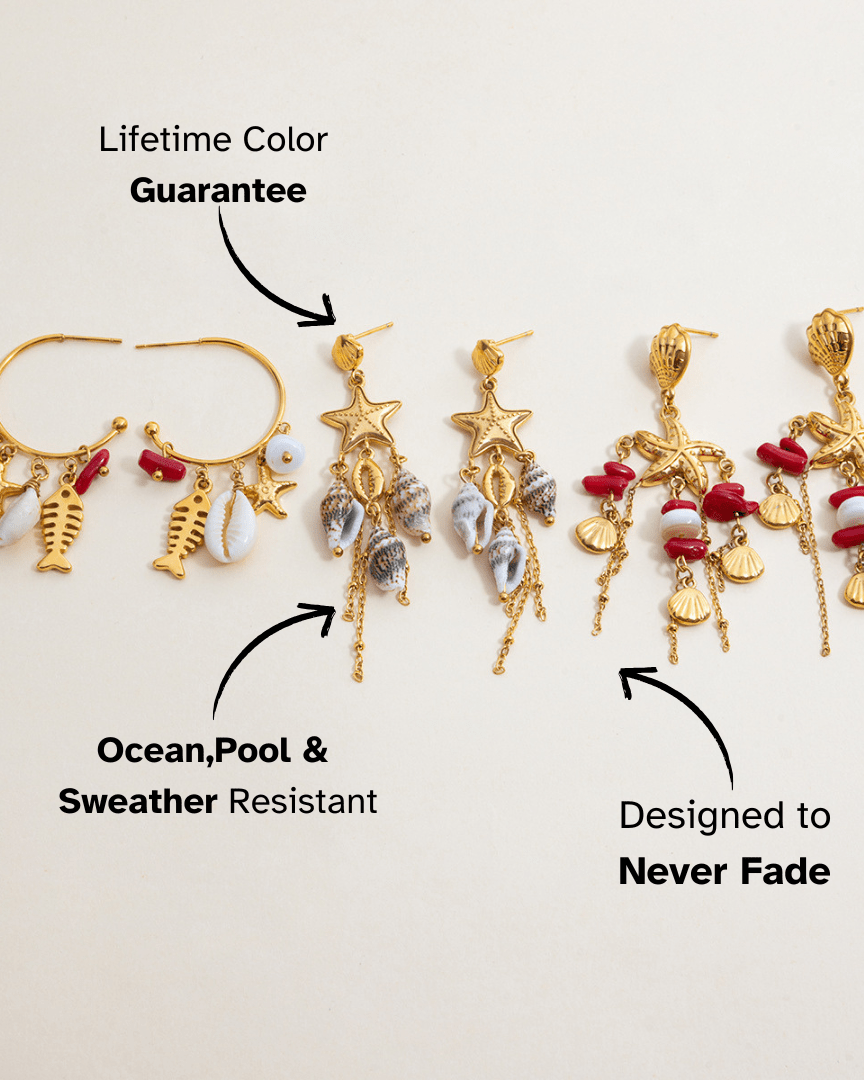Tropic Catch Hoop Earrings - mifjewelry