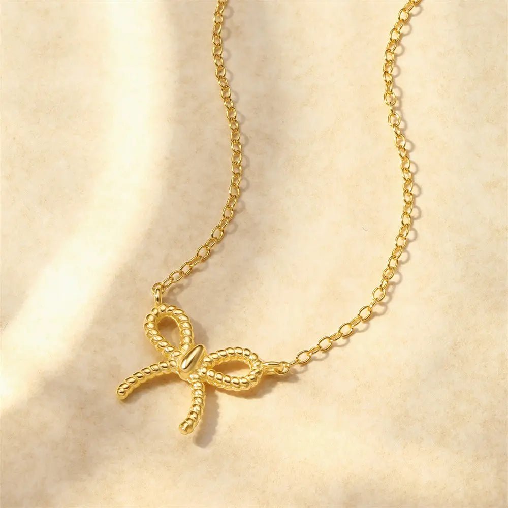 Twisted Bow Knot Jewelry Set - mifjewelry
