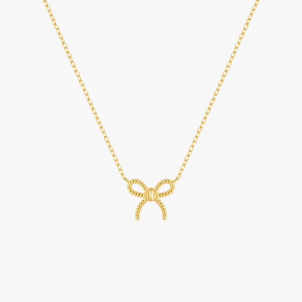 Twisted Bow Knot Necklace - mifjewelry