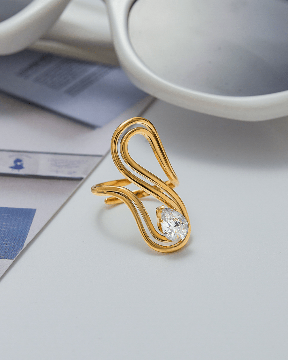 Wavy Glow Ring - mifjewelry