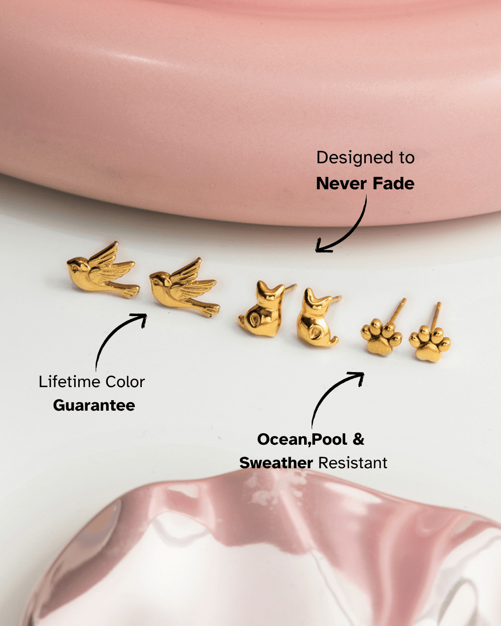 Whimsical Pet Friends Earrings Set - mifjewelry