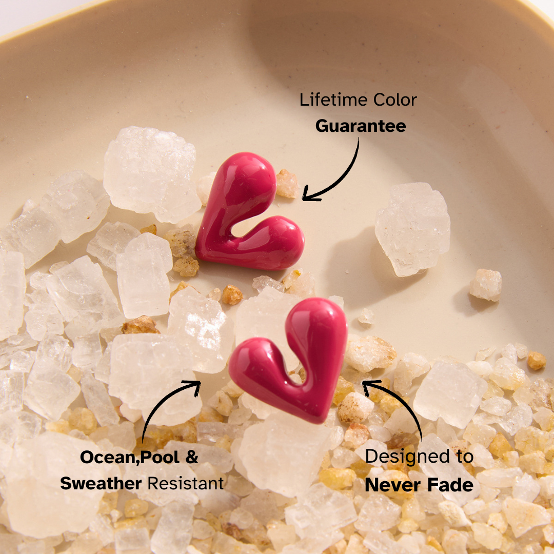 Sculpted Love Studs