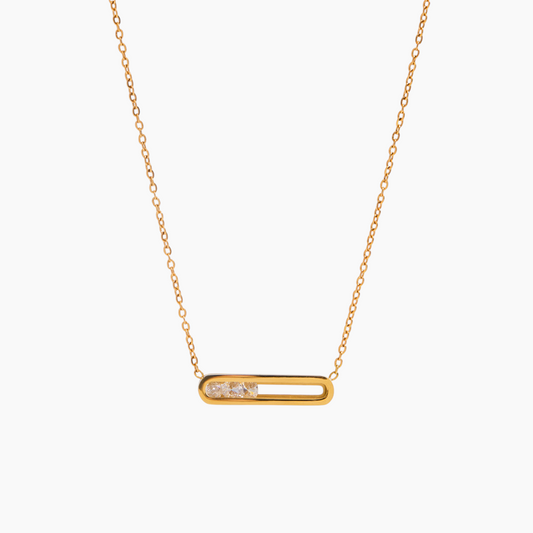 Modern Loop Pendant Necklace