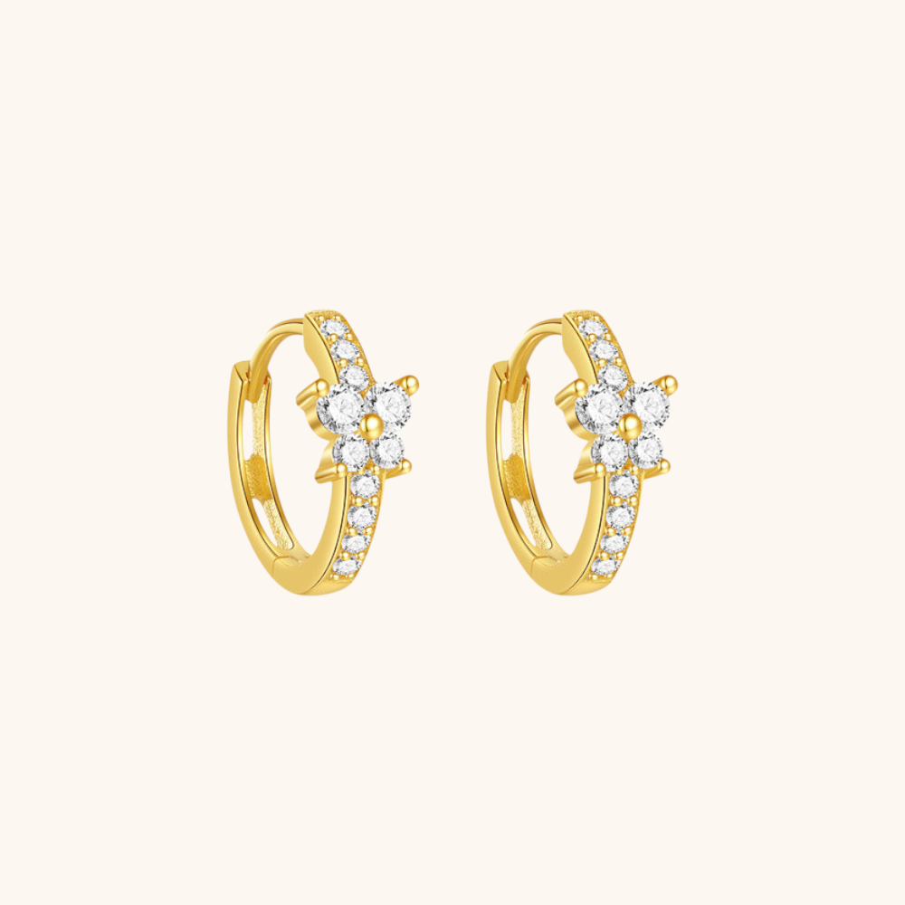 Butterfly Huggie Hoop Earrings