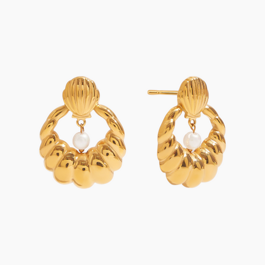 Shellbloom Drop Earrings
