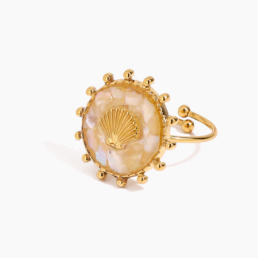 Seashell Crown Ring