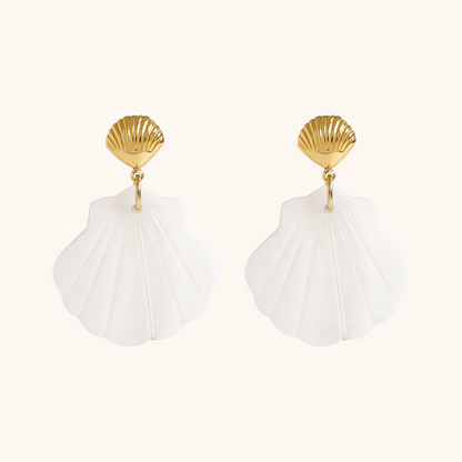 Dawn Shell Drop Earrings