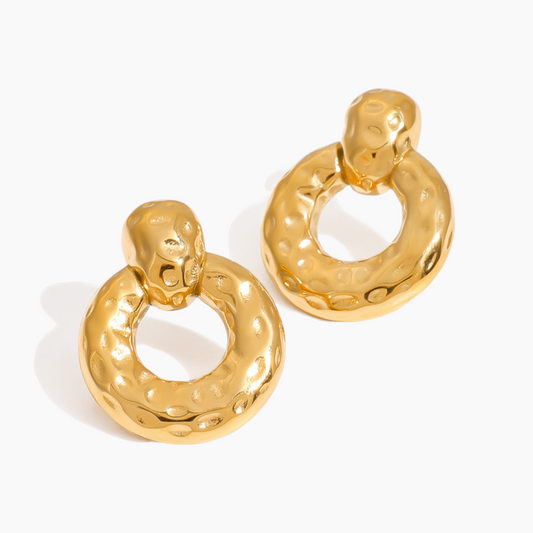 Molten Loop Earrings