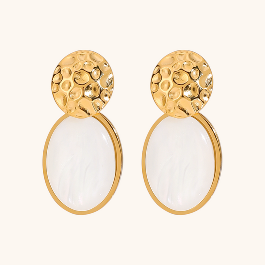 Tide Oval Earrings