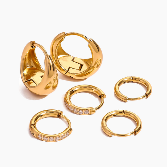 Celestia Trio Hoops Set
