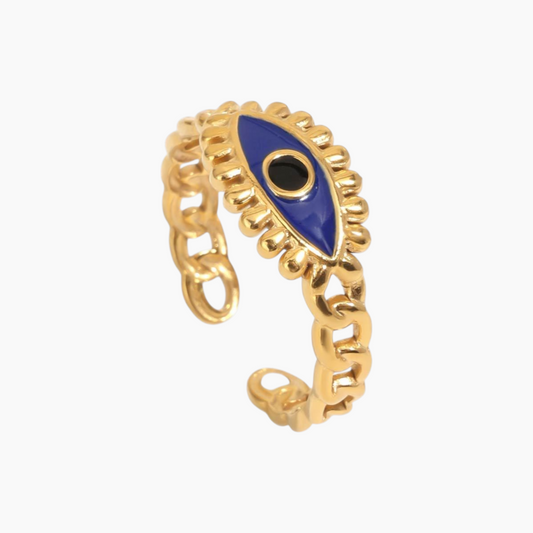 Azure Vision Evil Eye Ring