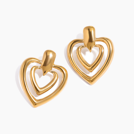 Echo Heart Earrings