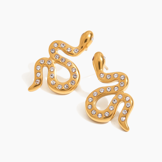 Serpent Gleam Earrings