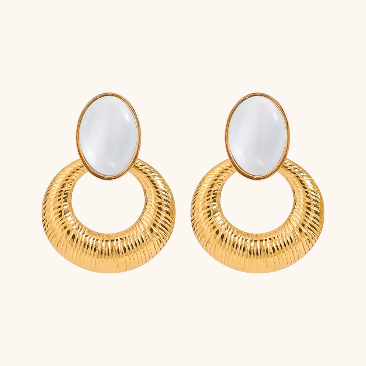 Lunar Halo Earrings