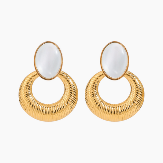 Lunar Halo Earrings