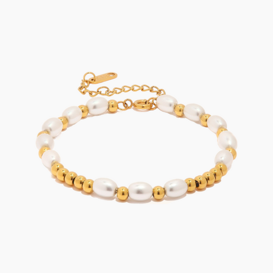 Golden Pearl Harmony Bracelet