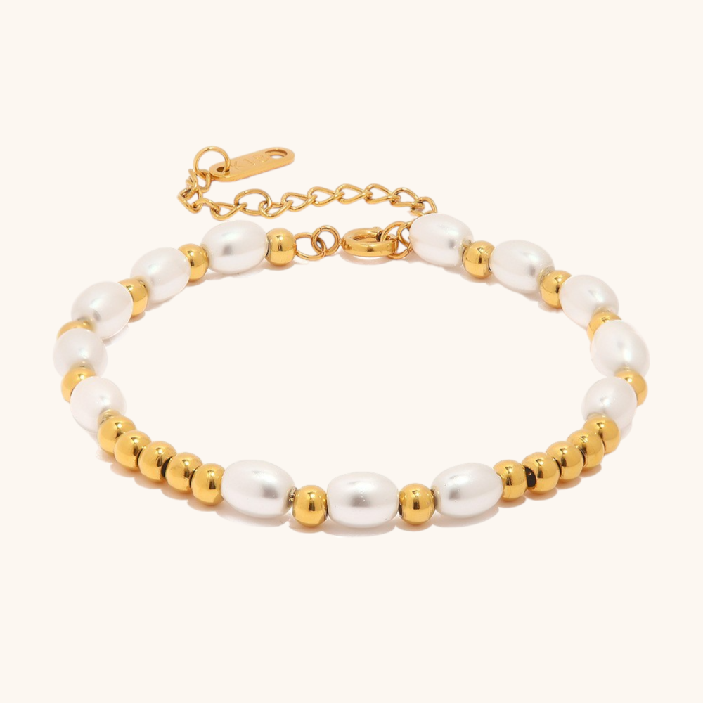 Golden Pearl Harmony Bracelet