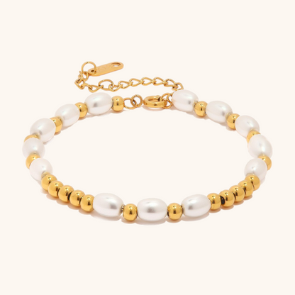 Golden Pearl Harmony Bracelet